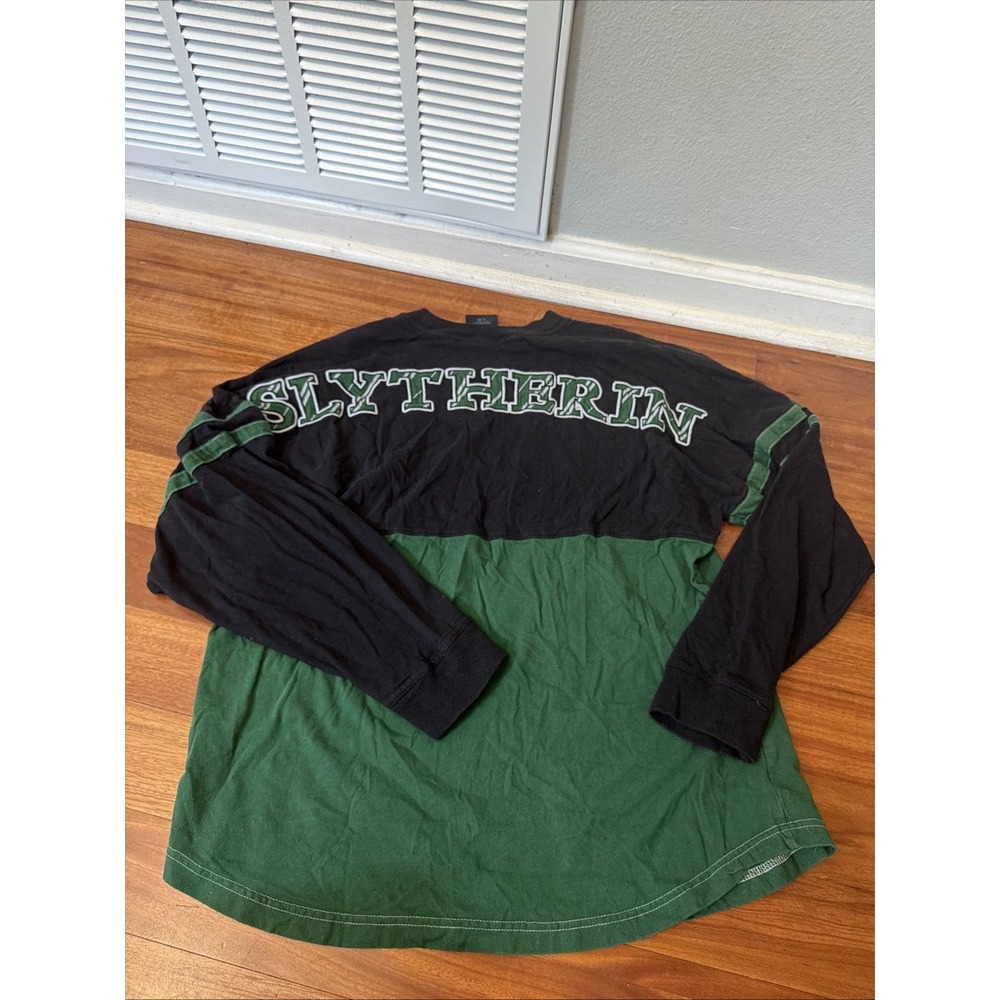 Womens Universal x Harry Potter Slytherin Spirit Jersey Shirt Size Large